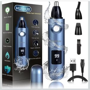 Nose Hair Trimmer - Black and Blue